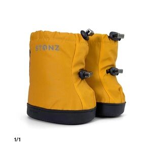 Stonz Yellow toddler booties
